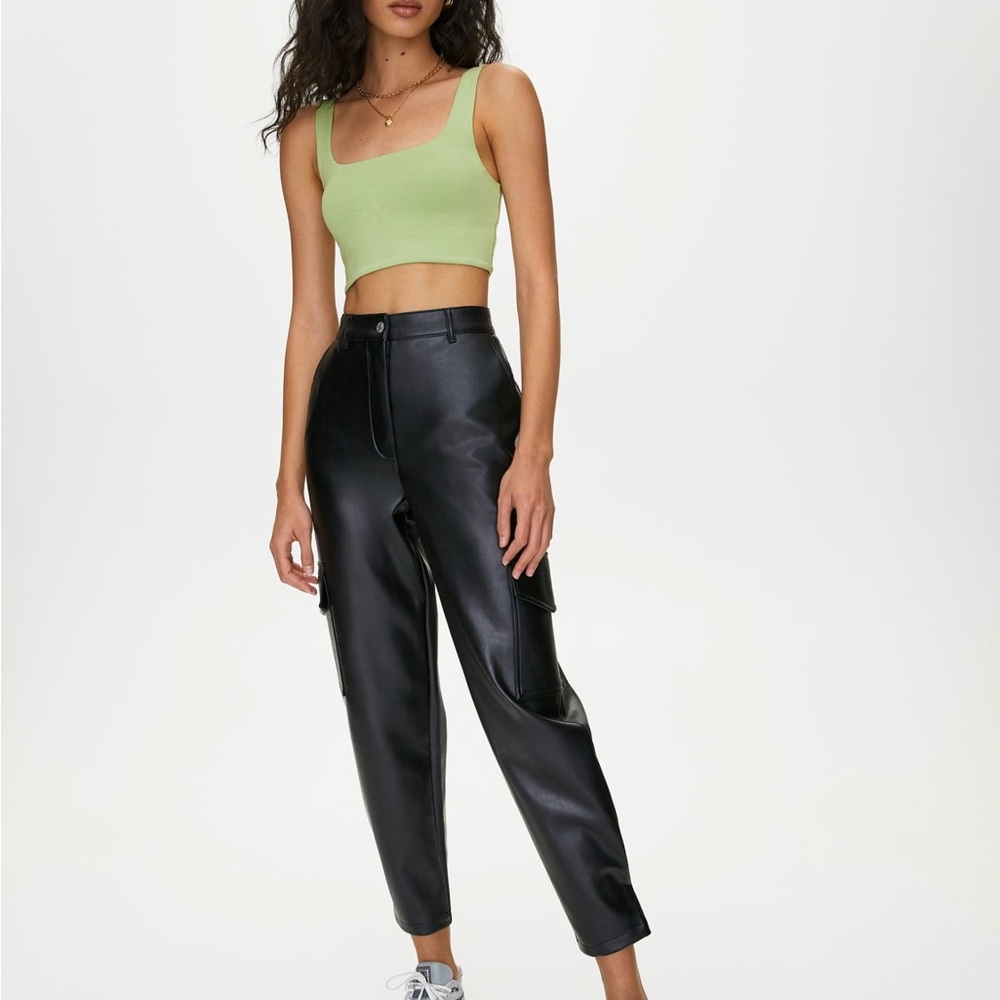 Wilfred Leather Cargo Pants